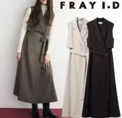 FRAY I.D ラペルテーラードワンピース