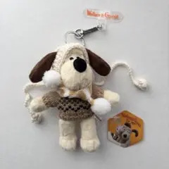 ▲汚れなどあり▲ウォレスとグルミット マスコット キーホルダー グルミット キーホルダー 正規品 ウォレスとグルミット マスコット