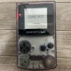 ゲームボーイカラー クリアパープル 本体