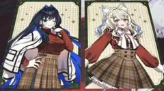 【非売品】ホロライブ クロニー・フワワ ブロマイド 2枚セット アニメイト