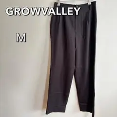 Ｂ383【GROWVALLEY】 スラックス M ハイウエスト　ワイドパンツ秋冬