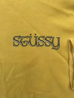 90s Stussy ロングスリーブTシャツ イエロー Mサイズ 古着　希少