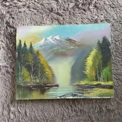 海の風景 油彩画 金色フレーム - メルカリ