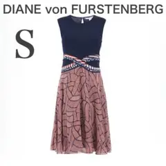 ダイアンフォンファステンバーグ DVF ワンピース サイズ2 ネイビー ダイアンのサムネイル