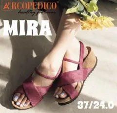 ポルトガル製 ARCOPEDICO MIRA ウェッジソールサンダル 37のサムネイル