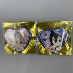 鬼滅の刃　ストロベリーフェスティバル 2025 ハート缶バッジ　蜜璃　伊黒