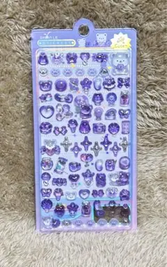 ボンボンドロップシール　うるちゅる　ぷっくりシール　くま