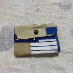 パッチワークデザインポーチ ハンドメイド
