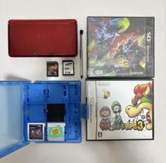 【動作確認済・Rボタン不良】ニンテンドー3DS本体＋人気ソフト6本セット