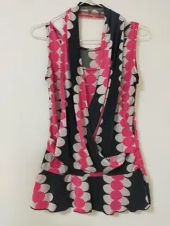 Desigual 個性派 ボーダー花柄パッチワーク風チュニック - メルカリ