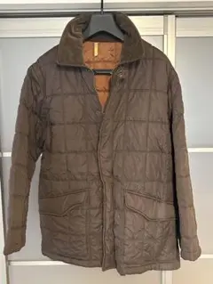 Henry Cotton’s 中綿入りキルティングコート　ブラウン系