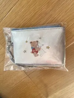 familiar ファミリア刺繍シルバーポーチ