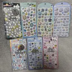 【正規品】大人気 プチドロ コットンパフィー キャラクターシール 7枚
