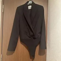 ZARA ダブルブレスト ボディスーツジャケット M