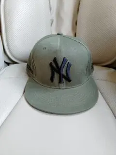 New Era オリーブ NYロゴ 海外限定品UNDEFEATED