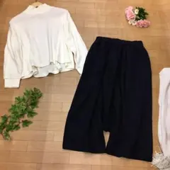 定価14000円＋税 リブルス LIVLUZ パンツ サルエルパンツ 紺