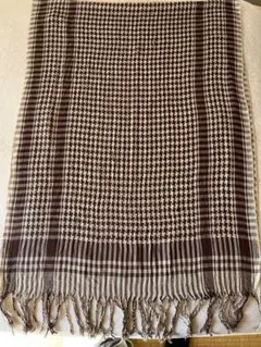 千鳥格子大判ストール