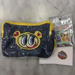 エンジェルブルー 刺繍ポーチ ガチャガチャ ピンバッジ ガシャポン ナカムラくん