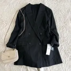 23区 コットンリネンストレッチダブルブレストジャケット - メルカリ