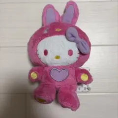 ハローキティ ウサギの着ぐるみ　ぬいぐるみ