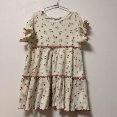 ペアマノン　140 花柄　女の子　チュニック
