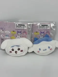 ちいかわ サンリオ コラボ ヘアクリップ シナモン ハチワレ