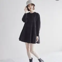ARUMDY ティアードシャツチュニック