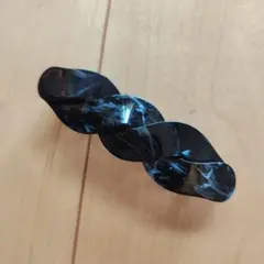 マーブル模様 ヘアクリップ