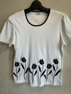 値下げ　Opti. 刺繍入りＴシャツのサムネイル