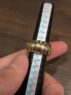 限定価格 美品 2003年Cartier ブラックラッカー C2リングフルダイヤ 