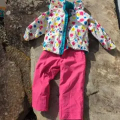 美品♥デサント　キッズ　スノーウェア　上下　100 DJR-730KT