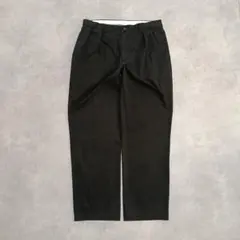 90s POLO Ralph Lauren ツータックチノパンブラック M369