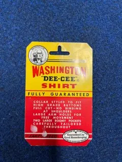 WASHINGTON DEE CEE　 60s Work SHIRTS タグ
