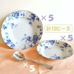 【桂由美】未使用『プレート★10ピース他セット』