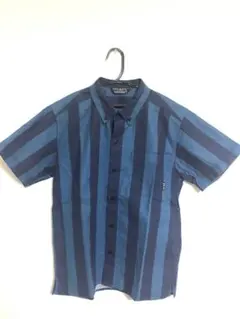 カットレイト　ストライプ　オープンカラーシャツ