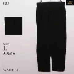 美品 GU パンツ カジュアルパンツ 長袖 無地 コーデュロイ素材 ウエストゴム