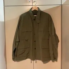 キャンプ7 ナイロンミリタリージャケット　m