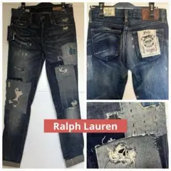 新品 Ralph Lauren ラルフローレン ダメージ加工 デニムパンツのサムネイル