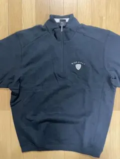 NIKE GOLF ハーフジップ裏起毛スウェット メンズL 黒