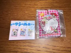サンリオキャラクターズ シャカシャカフレークシール風チャーム マイメロディ