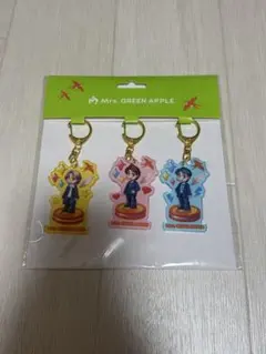 ミセスグリーンアップル ゼンジン ドットアクリルキーホルダーセット