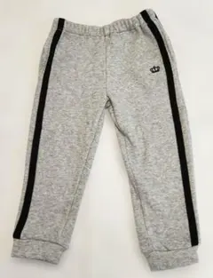 ベビードール　裏起毛　スウェットパンツ　グレー　110cm