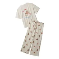 限定デザイン柴犬 ルームウェア Tシャツ・ロングパンツ 新品