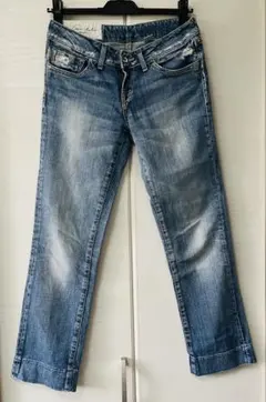 loomstate ストレートクロップドデニムパンツ　25