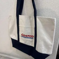 COSTCO WHOLESALE トートバッグ キャンバス地ネイビーのサムネイル