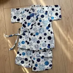 水玉模様 甚平 サイズ80