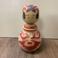 E4 【希少・時代物】佐藤正廣工人作 えじこ こけし型小物入れ 昭和