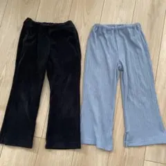 GU BAYFLOW リブフレアパンツ