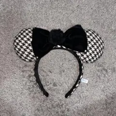 ディズニー　カチューシャ　千鳥柄