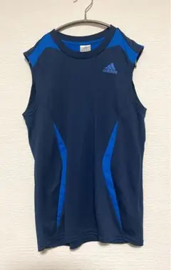 adidas タンクトップ ネイビー メンズ S レディース キッズ にも